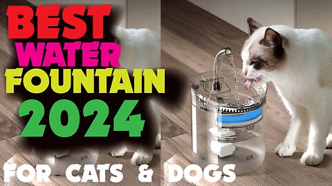 BEST WATER FOUNTAIN IN 2024- [FOR CATS & DOGS]