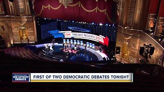 TONIGHT: First of two Democratic debates in Detroit