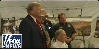 ‘UNBELIEVABLE’: Trump tours southern border with Texas Gov. Abbott