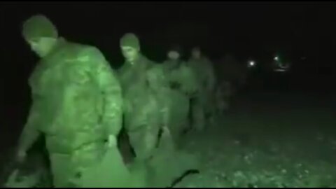 Ukrainian Marines surrender to Russian Army in Mariupol