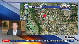 Several aftershocks in Central Nevada