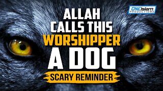 ALLAH CALLS THIS PERSON A DOG