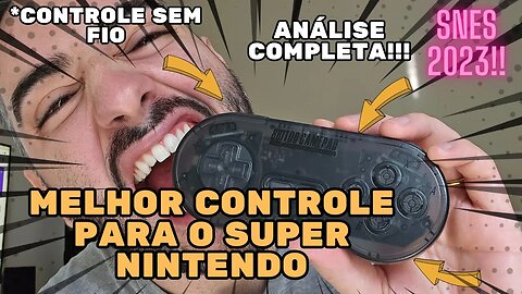 Controle 8bit para Super Nintendo: A Combinação Perfeita de Estilo e Desempenho!