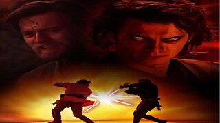 Star Wars - Obi-Wan Kenobi was fighting Anakin Skywalker - Darth Vader.
