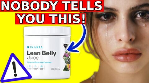 Ikaria Lean Belly Juice Reviews【NOBODY TELLS YOU THIS!】 Ikaria Lean Belly Juice Ikaria Juice