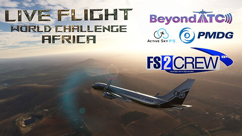 Nairobi ✈ Kigali | BeyondATC + ACTIVE SKY | 737-800 BBJ2 | Full Flight |