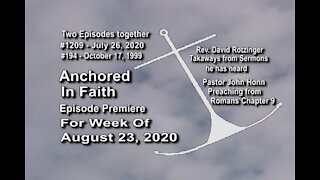 Week of August 23, 2020 - Anchored in Faith Episode Premiere 1209