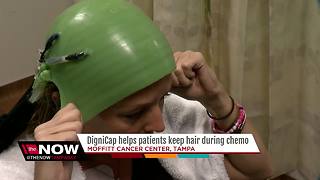 Chemotherapy patients preserving hair through DigniCap cooling cap