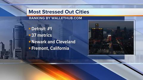 Detroit is 2018's most stressed city in America, according to study