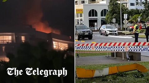 Pilot killed as ‘stolen’ helicopter crashes into hotel in Australia