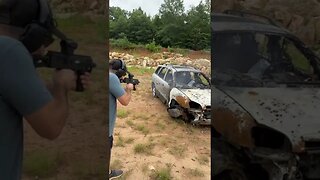 9mm Sub Gun Vs Car