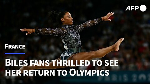 Simone Biles fans thrilled to see her return to Olympic competition