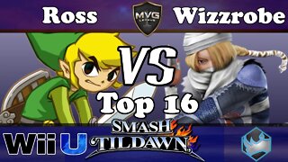 VGR DMG|Ross (Toon Link) vs. COG|Wizzrobe (Sheik) - SSB4 Top 16 - Smash 'til Dawn