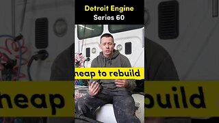 Detroit Series 60 engine - great pre emission engine for semi trucks #shorts