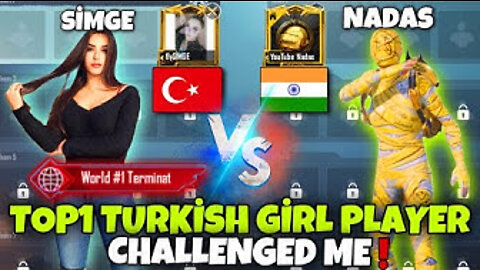 TOP 1 BEST TURKISH GİRL PLAYER CHALLENGED ME🥵iPad Generat