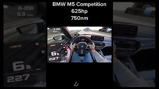 BMW M5 G30 COMPETITION ACCELERATION