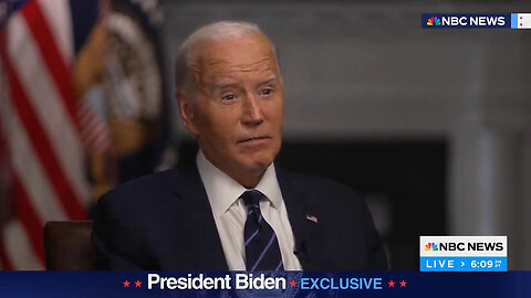 One Line Demolished Biden's Defense Of His Mental Health During Sloppy NBC News Interview