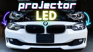 Install BMW Headlights Upgrade | F30 Projector LED | 328i 3 series