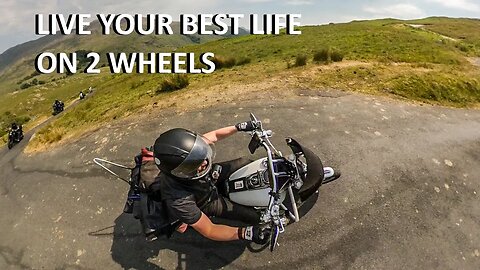 Searching for the best Motorcycle riding pass in the UK. Surviving the Lake District.