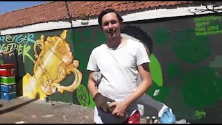 SOUTH AFRICA - Durban - Springboks Mural (Video) (xuk)