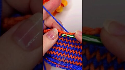simple tunisian stitch #crochet #crocheting #shorts #crochetlove #crochetaddict