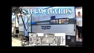 2022 Salem 36VBDS Travel Trailer
