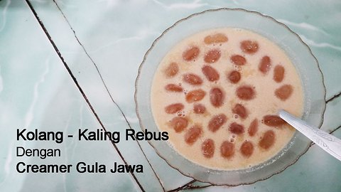 Resep Kolang - Kaling Rebus Dengan Creamer Gula Jawa