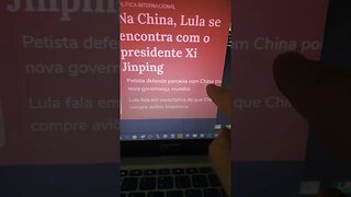 na China, lula se encontra com o ditador comunista esquerdopata xi jinping... estamos ferrados.. pqp