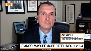 Jim Bianco joins Bloomberg to discuss Re-Accelerating Inflation, Future Rate Hikes & No Landing