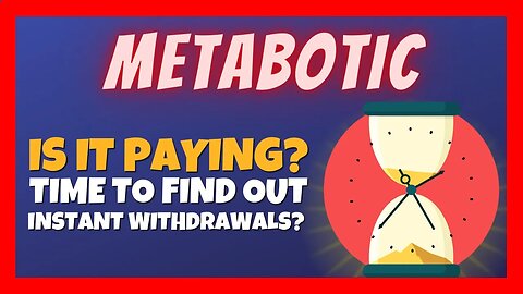 Metabotic Update🧨 Is It Paying❓ ⏰ My second Day Playing This NEW High-Risk High Reward Game ⚠️