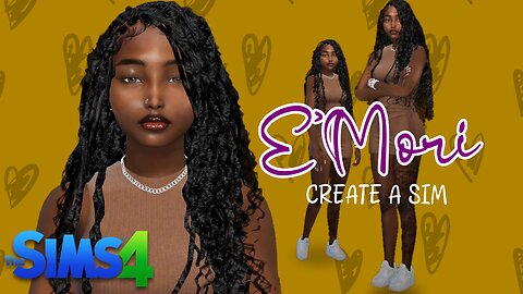 Meet E'Mori; new series sim! + Sim Download // The Sims 4 Create A Sim