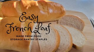 Easy French Bread Loaf from Pantry ingredients