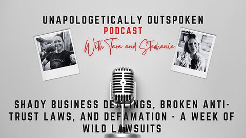 SHADY BUSINESS DEALINGS, BROKEN ANTI-TRUST LAWS, AND DEFAMATION - A WEEK OF WILD LAWSUITS