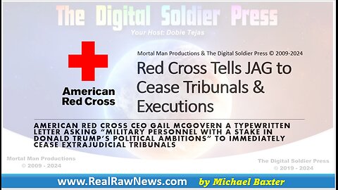 Red Cross Tells JAG To Cease Tribunals & Executions