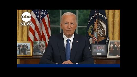 FULL SPEECH: President Joe Biden gives address after dropping out of 2024 election