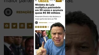 Ministro de Lula multiplica patrimônio em 30 vezes e acumula quase R$ 80 milhões #shortsvideo