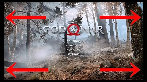 HOW to set full Screen GOD OF WAR and remove black borders on the sides gameplay video clips