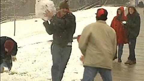 From The Vault: Snowball fights on Halloween weekend in Cincinnati in 1993