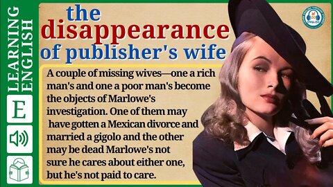 learn english through story level 2 🍁the disappearance of publisher's wife | WooEnglish