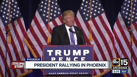President Trump to hold rally in Phoenix Aug. 22