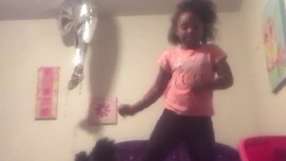 Little Girl Tries To Make A Dance Video But Ends Up With A Funny One
