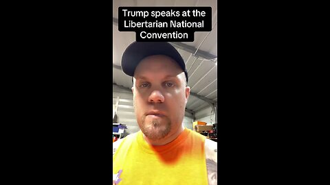 Trump walked in to a tough crowd but eventually won over the Libertarian National Convention!