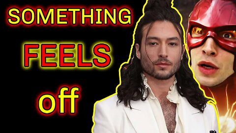 THE FLASH Star Ezra Miller Walks Premiere Red Carpet but something feels off