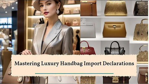 Navigating the Customs Declaration Process: Importing Luxury Handbags Made Easy