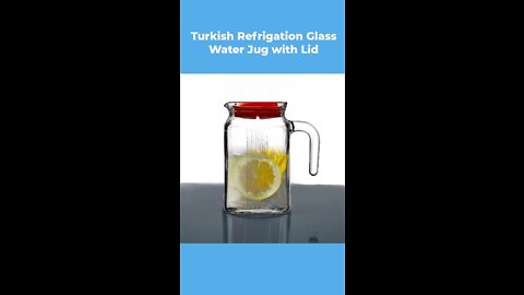 | Turkish Refrigeration Glass Water Jug with Lid | Water Jug | Water Jug Amazon | Water Jug Bottle |