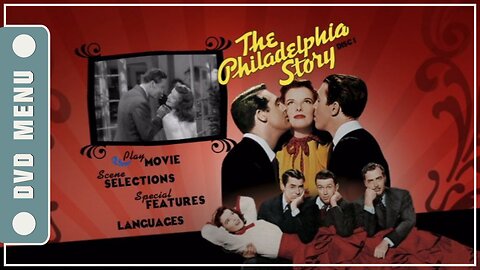 The Philadelphia Story - DVD Menu