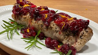 Pork Tenderloin With Cranberry Sauce