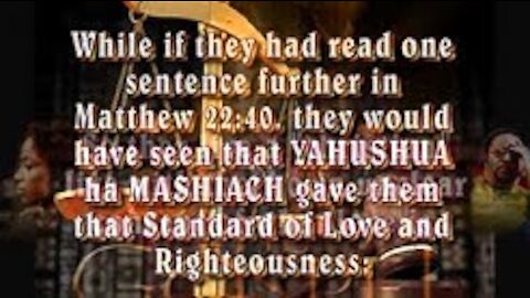 WHAT= LOVE??? [Teaching that involves the Commandments of YAH and the Jewishness of Jesus]