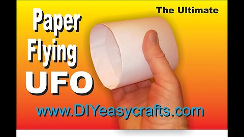 How to make flying paper UFO plane