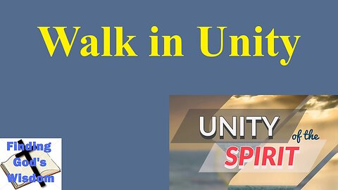 Walk in Unity